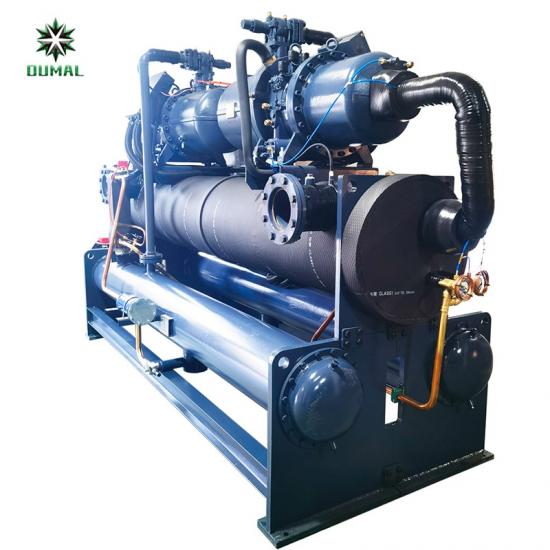 Dual Compressors Industrial Low Temperature Screw Chiller