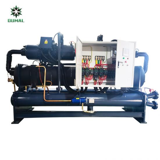 Dual Compressors Industrial Low Temperature Screw Chiller