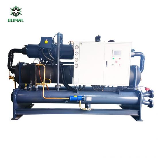 Dual Compressors Industrial Low Temperature Screw Chiller