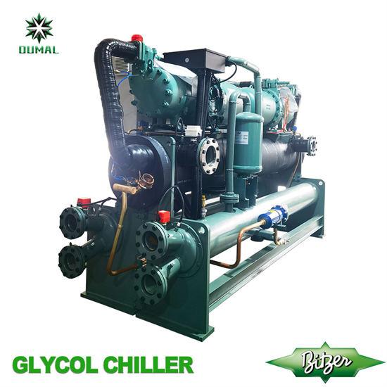 400kw 110Ton Water Cooled Glycol Chiller