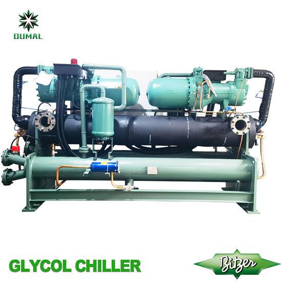 400kw 110Ton Water Cooled Glycol Chiller