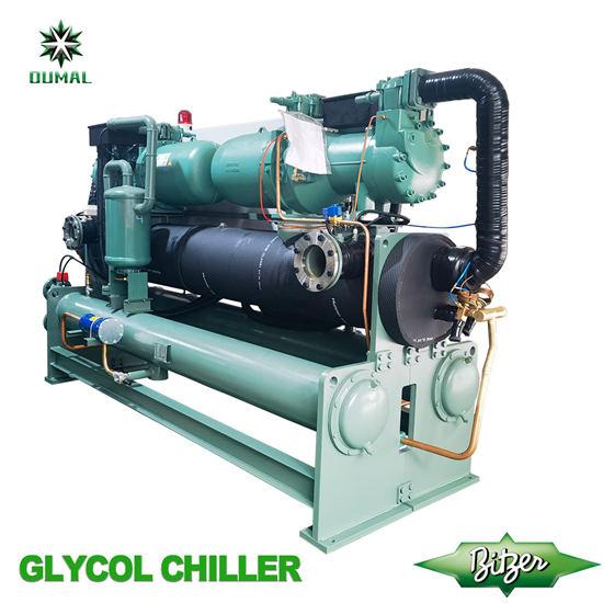 400kw 110Ton Water Cooled Glycol Chiller
