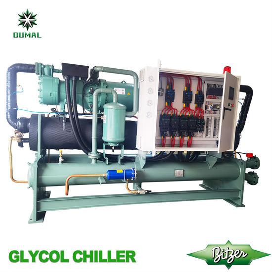 400kw 110Ton Water Cooled Glycol Chiller